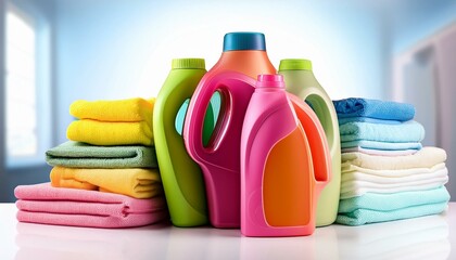 Beautifully colored and scented laundry detergent 