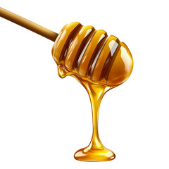 Honey spoon with pure honey
