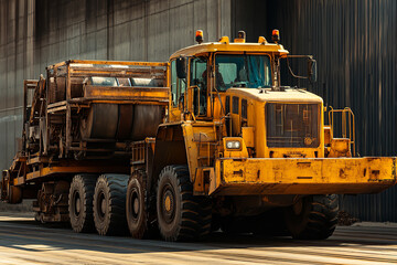 Precision Logistics for Specialized Heavy Machinery Transportation  