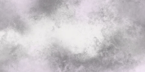 bstract white and gray isolated cloud cumulus clouds. Gray aquarelle painted realistic fog or mist smoky textured canvas design. White and ash messy wall stucco texture background.