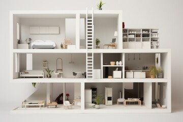 Apartment architecture furniture building.