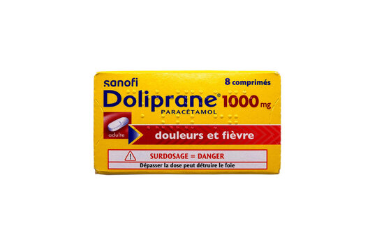 Une boite de Doliprane 1000 mg