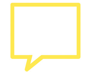 speech bubble icon, yellow bubble text sign, yellow speech bubble for social media, yellow speech bubble, yellow frame, yellow frame for text, yellow frame for text, speech bubble png, bubble isolated