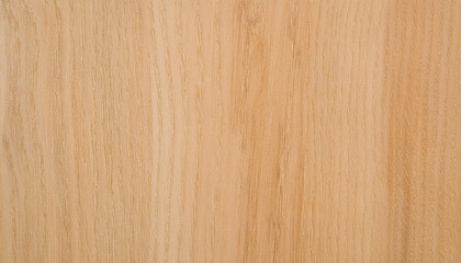 Naklejka premium Light brown oak wood surface with a natural grain pattern. 