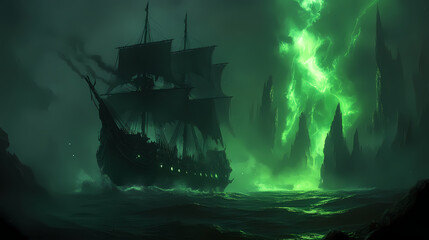 Generative AI, Phantom Vessel: Skeleton Crew and the Eerie Horizon