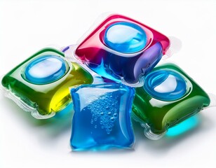  Capsules with detergent for washing