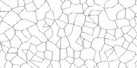 Vintage Aged Stain Surface with Broken Glass Stroke Line and Distressed Paint Creating Grunge Overlay Effect for Decorative Background. Modern Geometric Mosaic Pattern Digital Art and Graphic design.