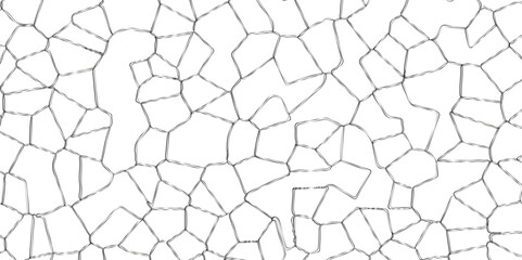 Vintage Aged Stain Surface with Broken Glass Stroke Line and Distressed Paint Creating Grunge Overlay Effect for Decorative Background. Modern Geometric Mosaic Pattern Digital Art and Graphic design.