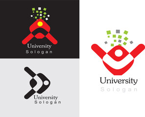 Education Logo Sample Line Art