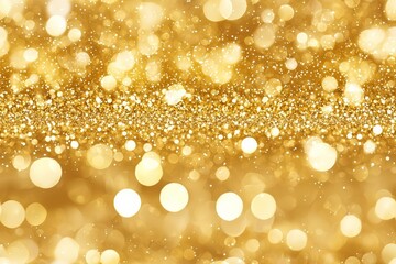 Seamless Gold celebration background for anniversary, New Year Eve, Christmas, falling coins, wedding or birthday , isolated on white background, , copy space for text,