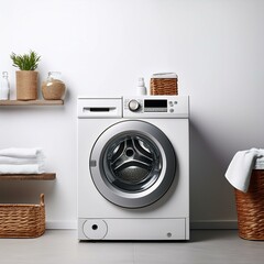 washing machine white background 