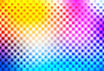 Gradient particle texture background, colorful halftone gradient background