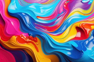 Liquid paint psychedelic wavy painting pattern backgrounds.  Image by rawpixel.
