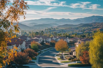 Santa Clarita suburb architecture outdoors building.