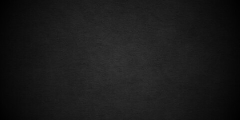 Empty dark black old wall floor background with black blackboard and chalkboard texture. Dark black concrete wall texture element vintage grunge charcoal paint rough, distress backdrop background.