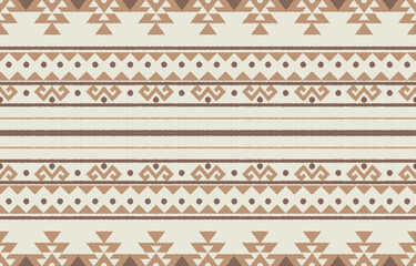 Ethnic abstract ikat art. Aztec ornament print. geometric ethnic pattern seamless  color oriental.  Design for background ,curtain, carpet, wallpaper, clothing, wrapping, Batik, vector illustration.
