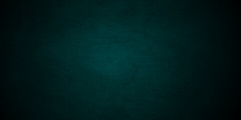 Old wall concrete backdrop stone for dark green distressed grunge background. Abstract green stone wall texture grunge rock surface.