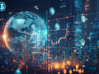 Fototapeta premium a pic of financial world 03