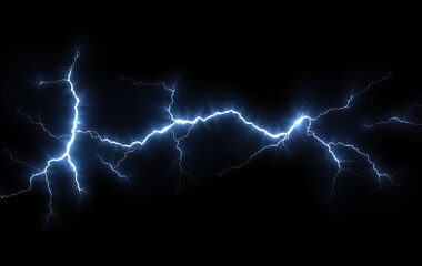 electric lightning bolts plasma black background dynamic weather phenomenon natural electricity discharge