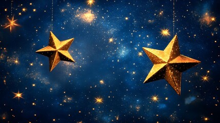 Two Shiny Stars in the Night Sky