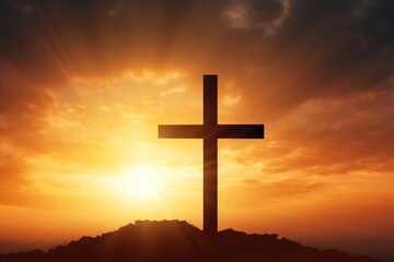 Cross nature symbol sky.