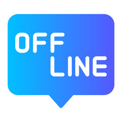 conversation gradient icon