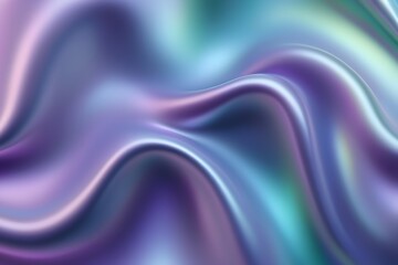 Smooth, iridescent texture with shifting colors of blues, purples, and greens, resembling a pearl or holographic surface