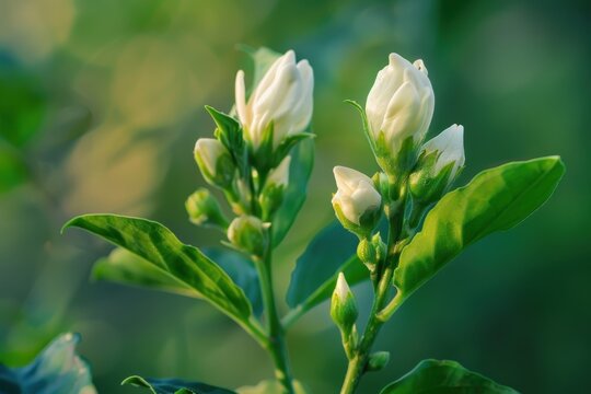 Arabian jasmine or White mogra buds
