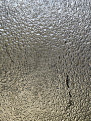 water drops on the glass