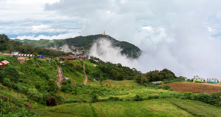 Fototapeta premium The most beautiful Viewpoint phu thap buek in phetchabuncity phetchabun,Thailand.