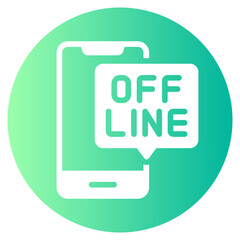 smartphone gradient icon