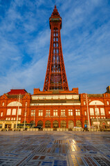 Sunset Glow on Blackpool Tower