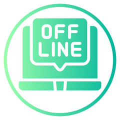 laptop gradient icon