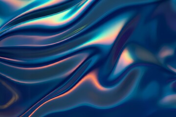 Obraz premium 虹色箔テクスチャ。ホログラフィック背景。クローズアップテクスチャ素材｜Iridescent foil textures. Holographic background. Close-up texture material.