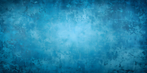 Fototapeta premium Retro blue gradient grungy background with distressed texture for design projects, retro, blue, gradient, grungy, background