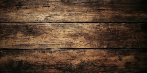 Rustic Dark Brown Wooden Table Background Texture