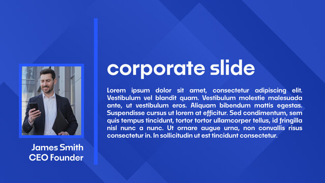 Corporate Slide | Vibrant and Eye-Catching Text Graphics for Corporate Videos