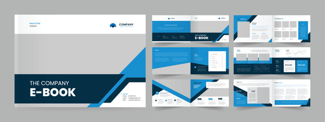 The company ebook layout design modern ebook design