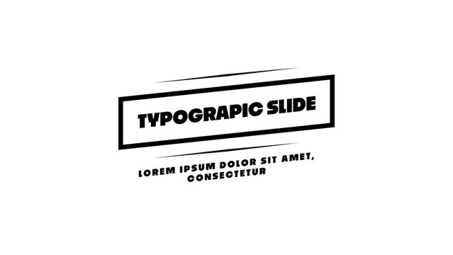 Typographic Slide | Cinematic Text Effects Perfect for Documentary Narratives