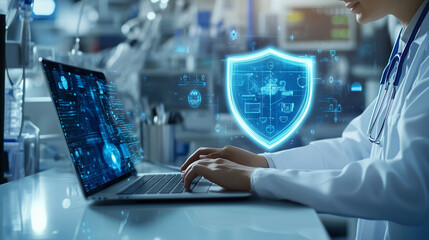 Digital Healthcare Security System on Virtual Interface