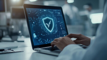 Digital Healthcare Security System on Virtual Interface