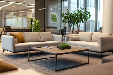 Modern Office Lobby Interior Design