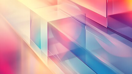 Obraz premium Smooth muted gradient background with layered tech elements adding depth