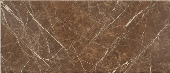 Brown Marble Texture with White Veins