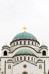 Europe, Serbia, Belgrade, Cathedral of Saint Sava or Cathedral of Saint Sava,