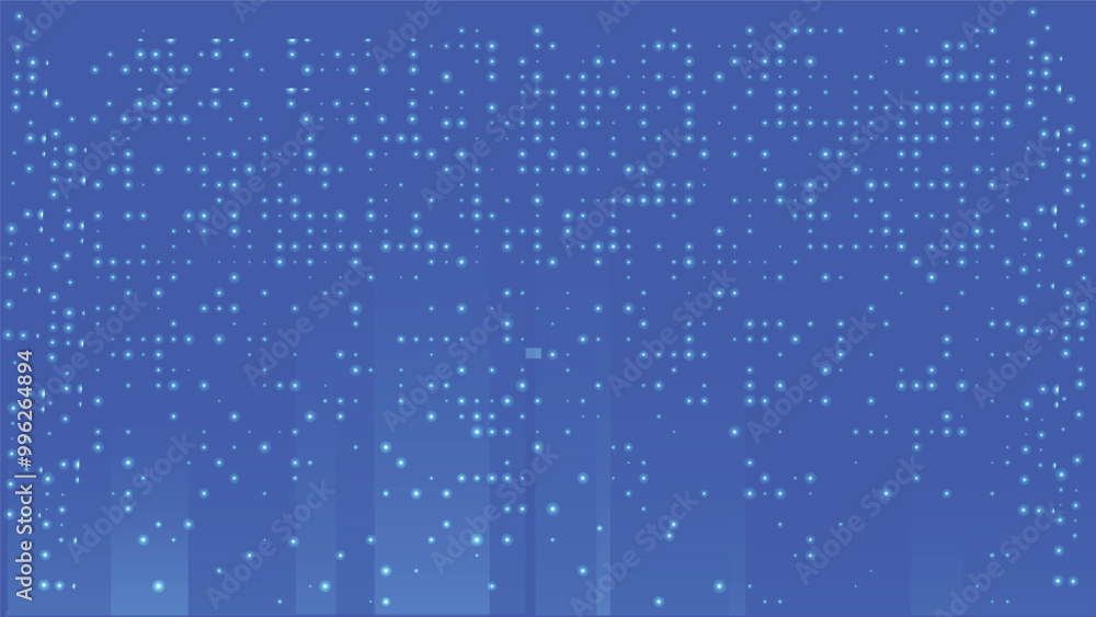 Aufkleber abstract pixel pattern of blue fintech background. abstract technology and business vector backgroun