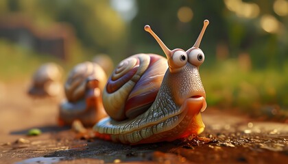 Slick could be shown in the middle of a &ldquo;race,&rdquo; with his eyes wide and focused, despite barely moving. 