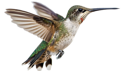 Fototapeta premium Hummingbird isolated on transparent background, png