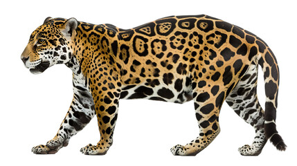 Naklejka premium Jaguar isolated on transparent background, png