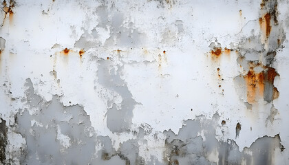 abstract textured background with a blend of white and grey hues with subtle hints of rust resembling a weathered wall